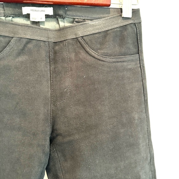 Helmut Lang textured leather pants - Picture 8 of 13